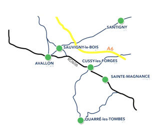 carte zone de stationnement Taxis Moffront